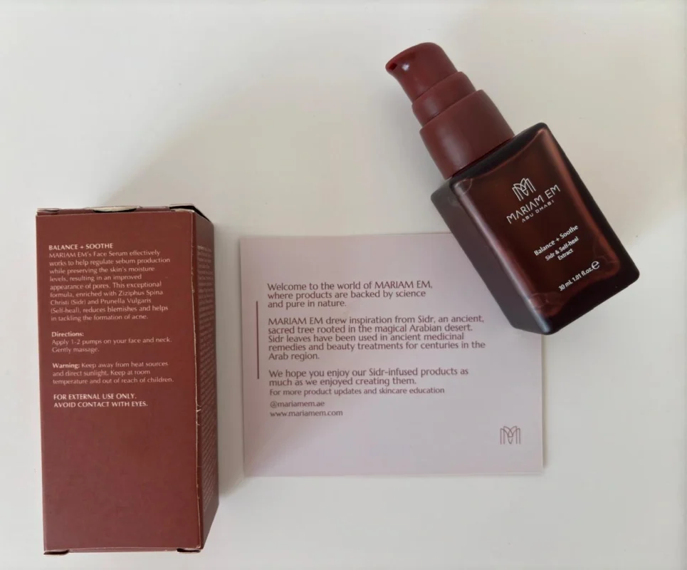 Mariam EM Abu Dhabi Balance & Soothe Face Serum