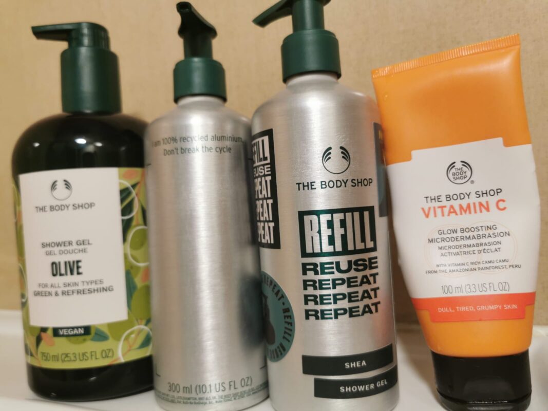 The Body Shop, vegan, cruelty-free, cult beauty, skincare routine, shea butter, hand cream, life in Dubai, Ginger Shampoo